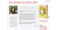 Desktop Screenshot of ein-roman-in-einem-jahr.de